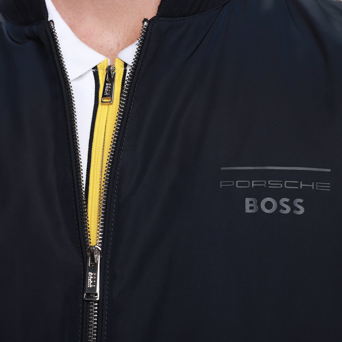 Miniatura Jaqueta Hugo Boss X Porsche Coltar Os Masculina Azul - 48