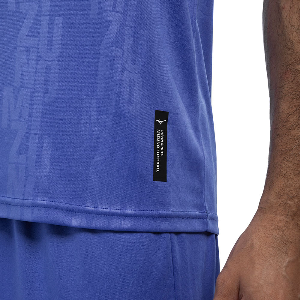 Camiseta Mizuno Futebol II Masculina Azul - M