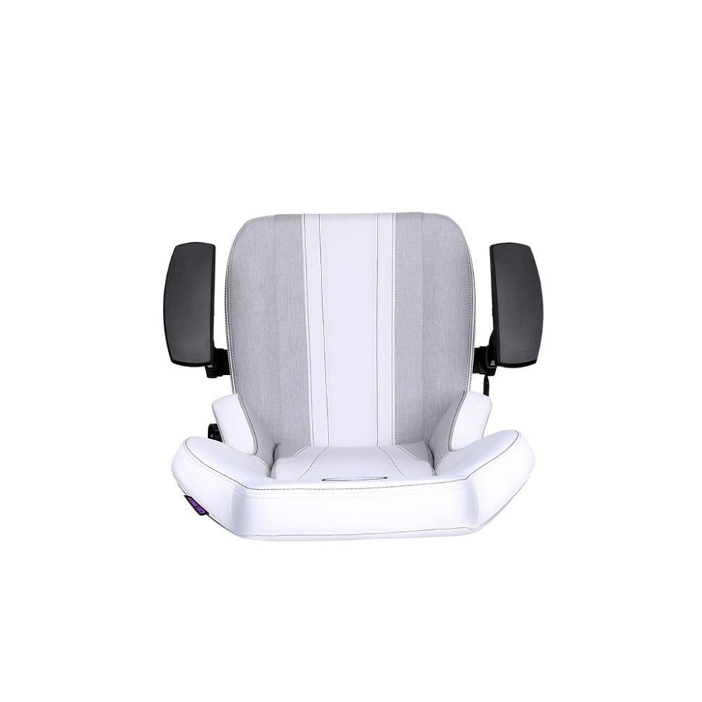 Miniatura Cadeira Gamer Cooler Master Caliber X2c Cinza E Branca C/ Base De Aco - Cmi-gcx2c-gw