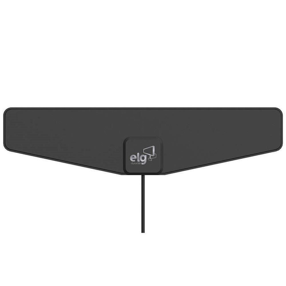 Miniatura Antena Digital Interna ELG para TV Alcance 40 Km Slim HDTVSLIM50