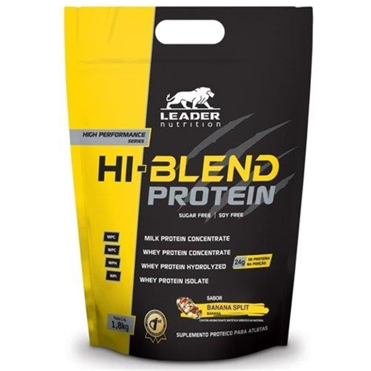 Miniatura Hi Blend Protein 1,8Kg Sabor Amendoim - Leader Nutrition