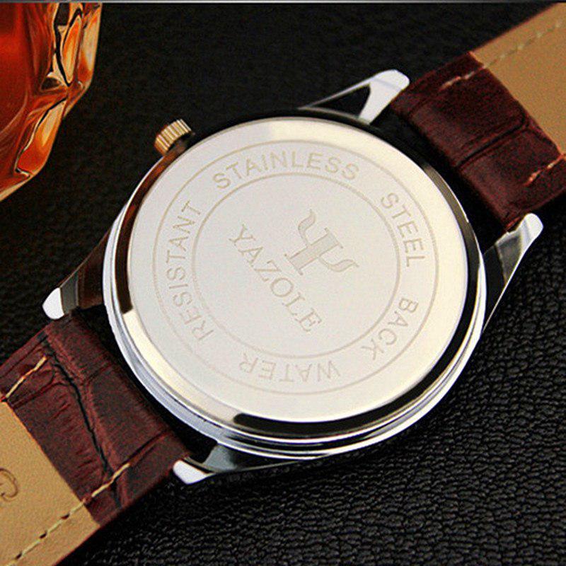 Miniatura Relógio Masculino Yazole 315 Pulseira Preta
