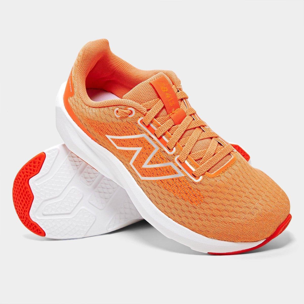 Miniatura Tênis New Balance 413 V3 Feminino Laranja+Branco - 34