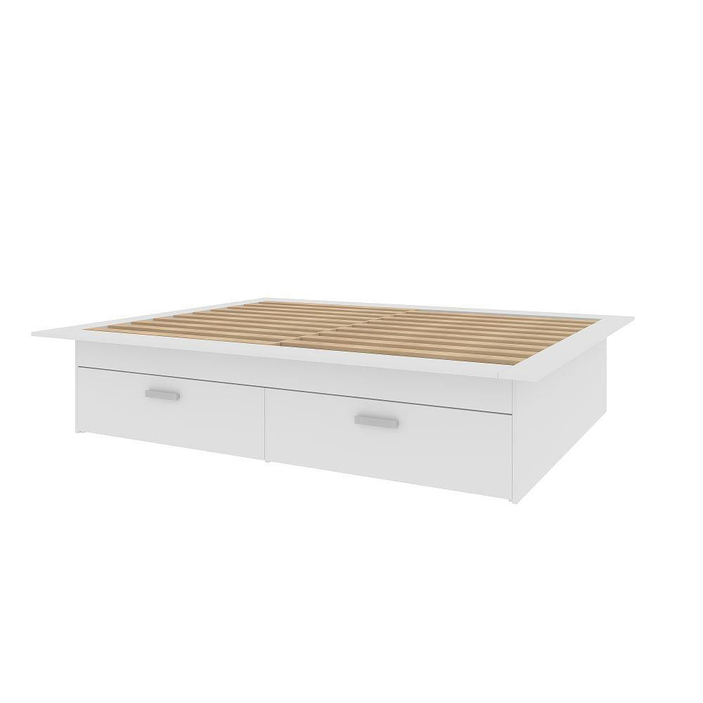 Cama Box Casal Essenza 04 Gavetas Branco