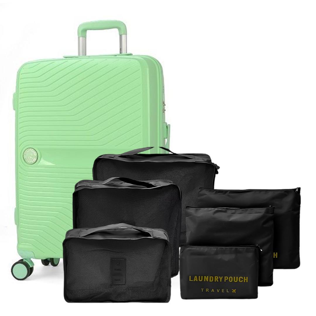 Miniatura Mala De Viagem 23Kg Polipropileno E Expansível + Organizador