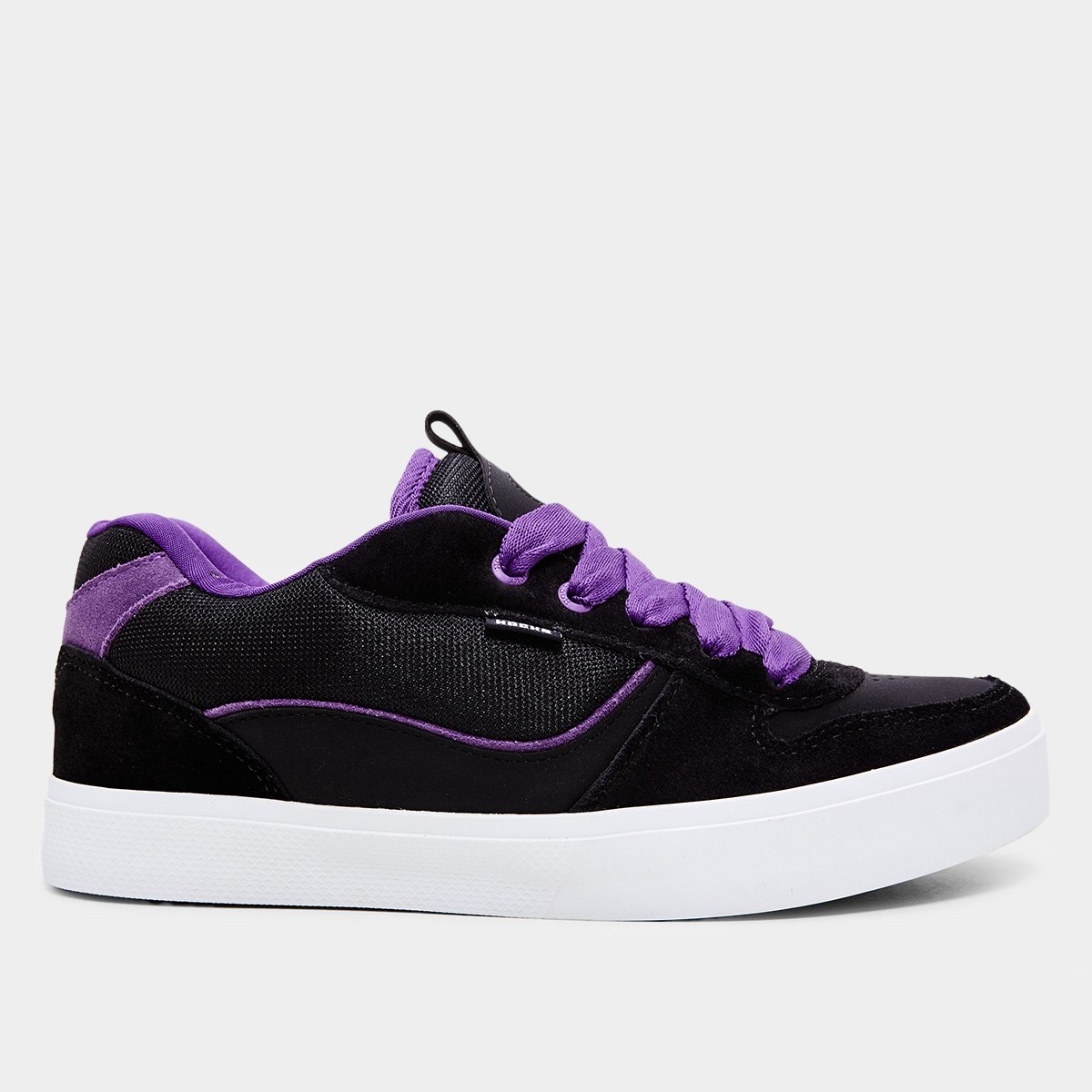 Miniatura Tênis Hocks Puff Preto+Roxo - 34
