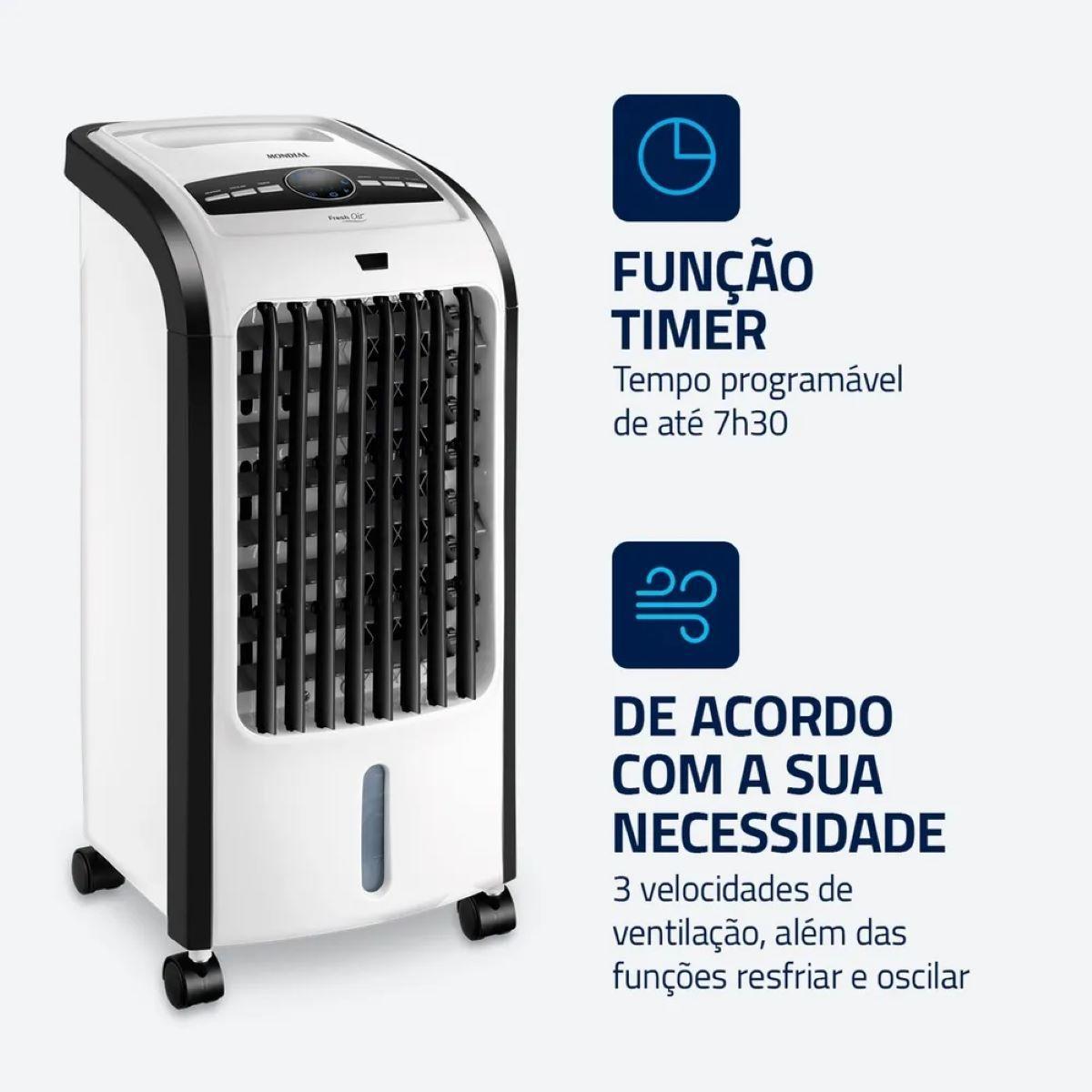 Miniatura Climatizador Mondial Fresh Air 4 Em 1 CL-03 Branco 220V