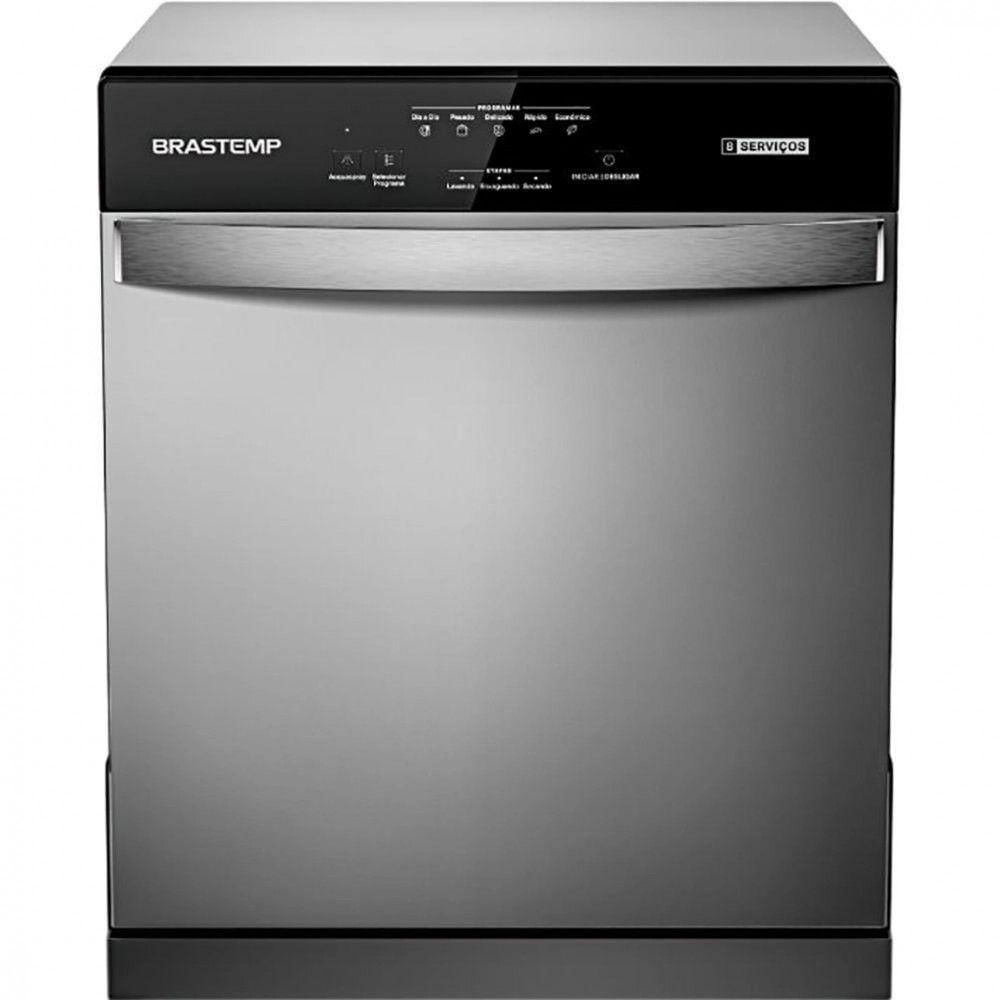 Miniatura Lava Louça Brastemp 8 Serviços Inox Blf08bsbna Inox 220V
