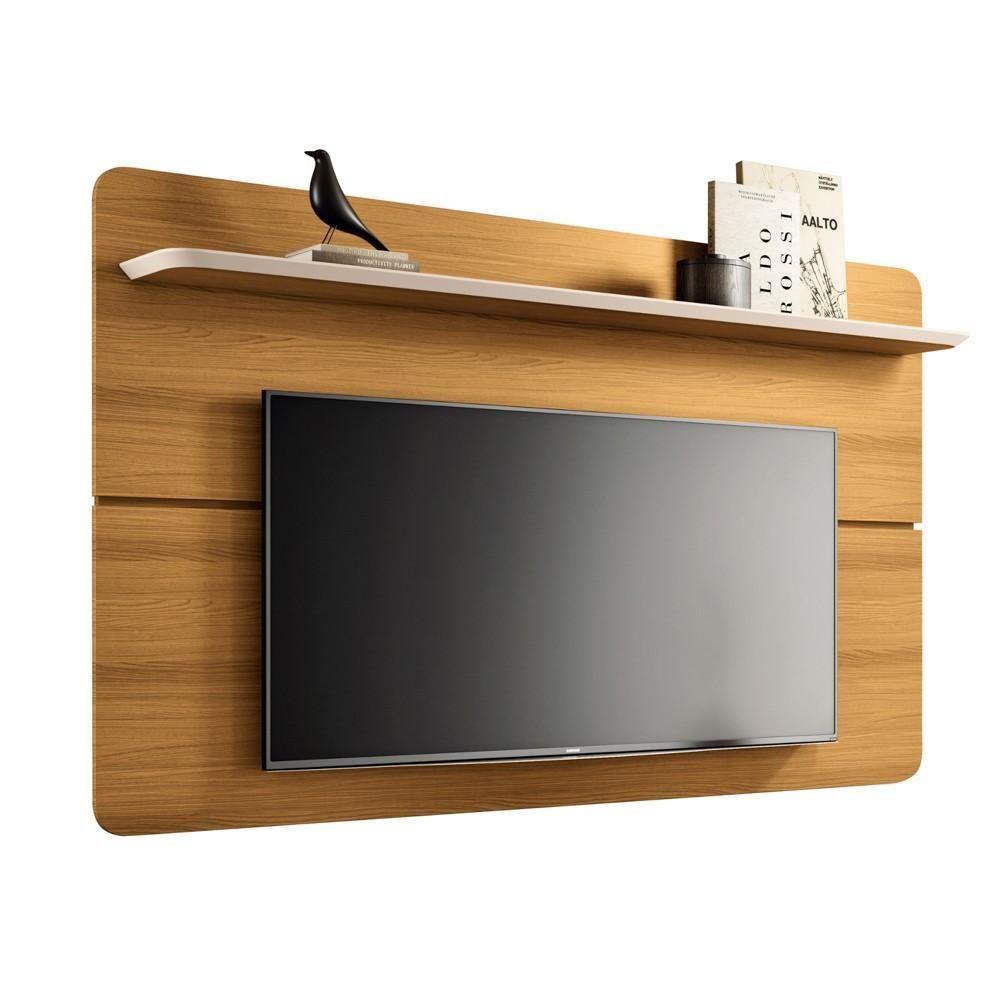 Miniatura Painel De Tv 70 Pol Hera E Bancada Elva H01 Off-cinamomo - Mpozenato