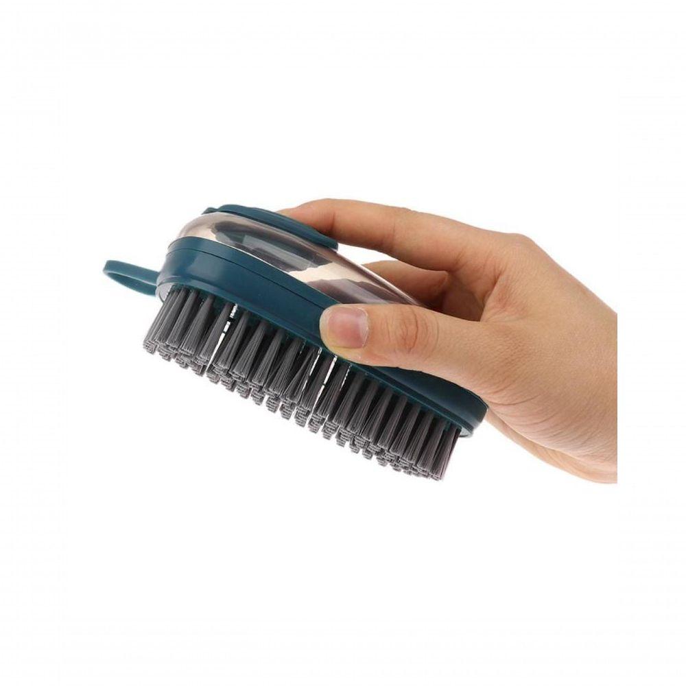 Miniatura Escova Dispenser Limpeza Multifuncional 3 Em 1