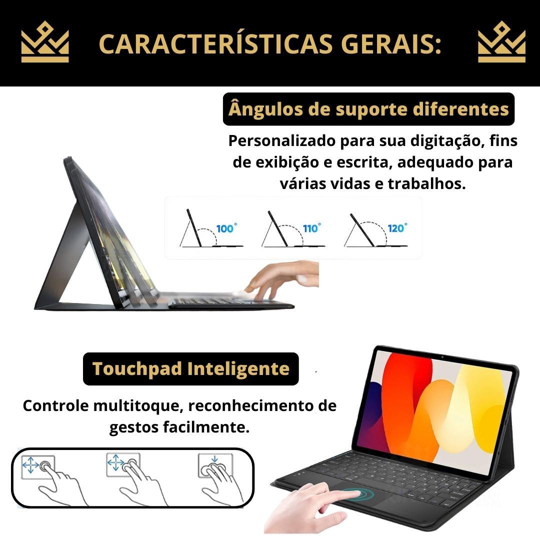 Miniatura Capa Com Teclado Magnético Redmi Pad Se 8,7 - Anti Queda