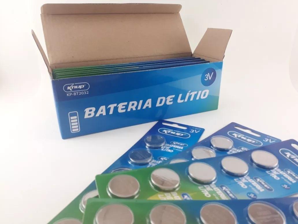 Miniatura Bateria Cr 2032 Pilha 3V Bios Relogio Balança 15 Unidades