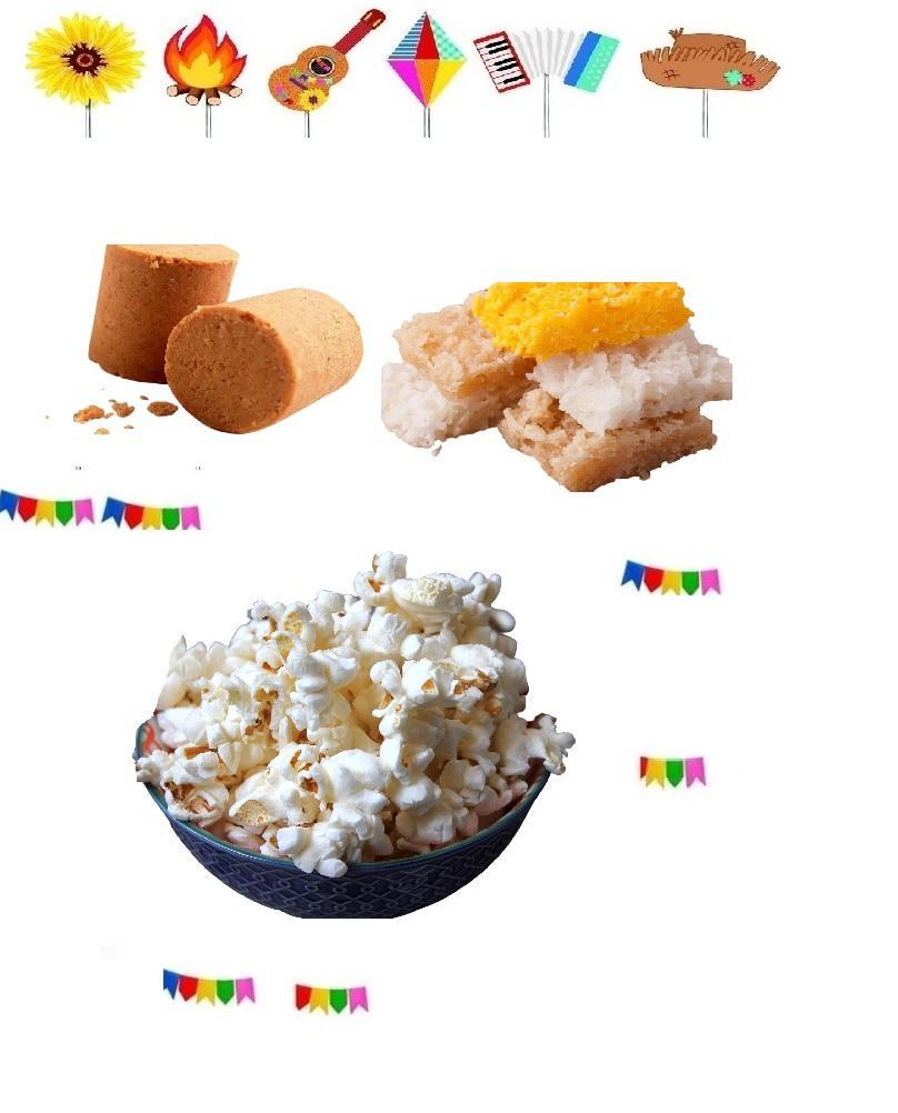 Miniatura Kit Doces Diversos Para Festa Junina/ São João Doces Juninos