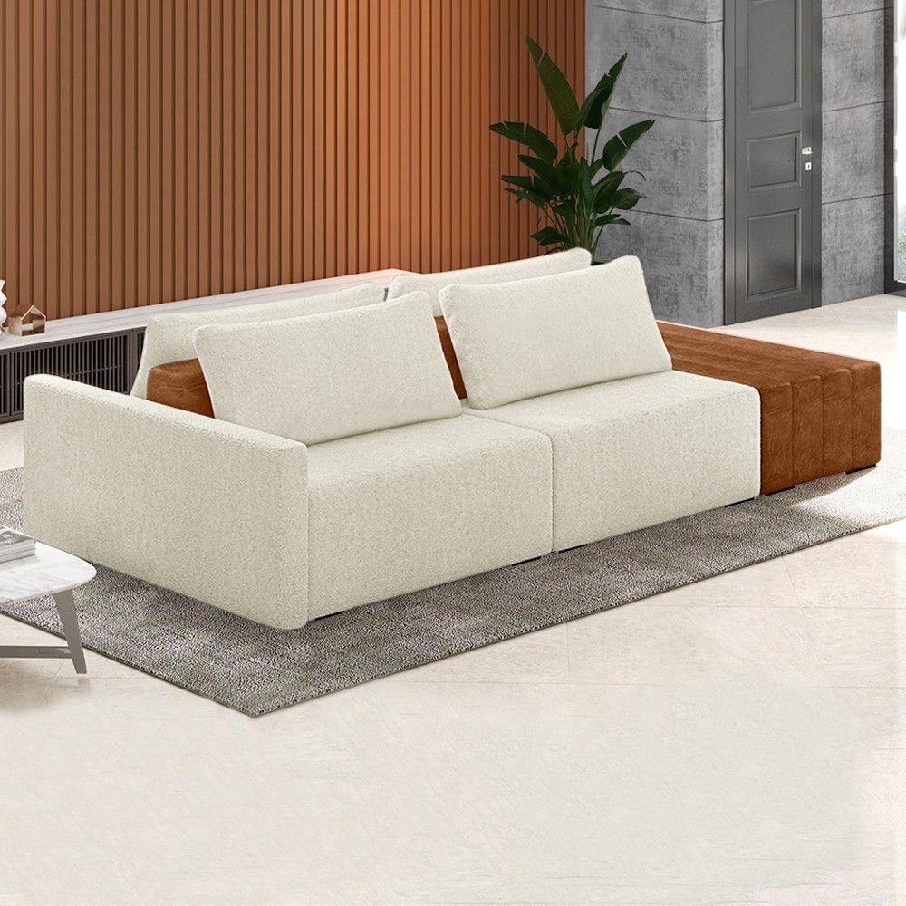 Sofá Ilha Modular Living Com P… | Shopping do Inter