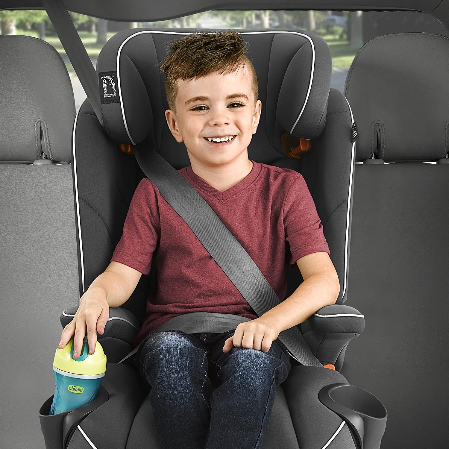 Chicco Bebê Conforto e Assento com Apoio com 9 Posições para 11 a 45 kg Cinza Fato