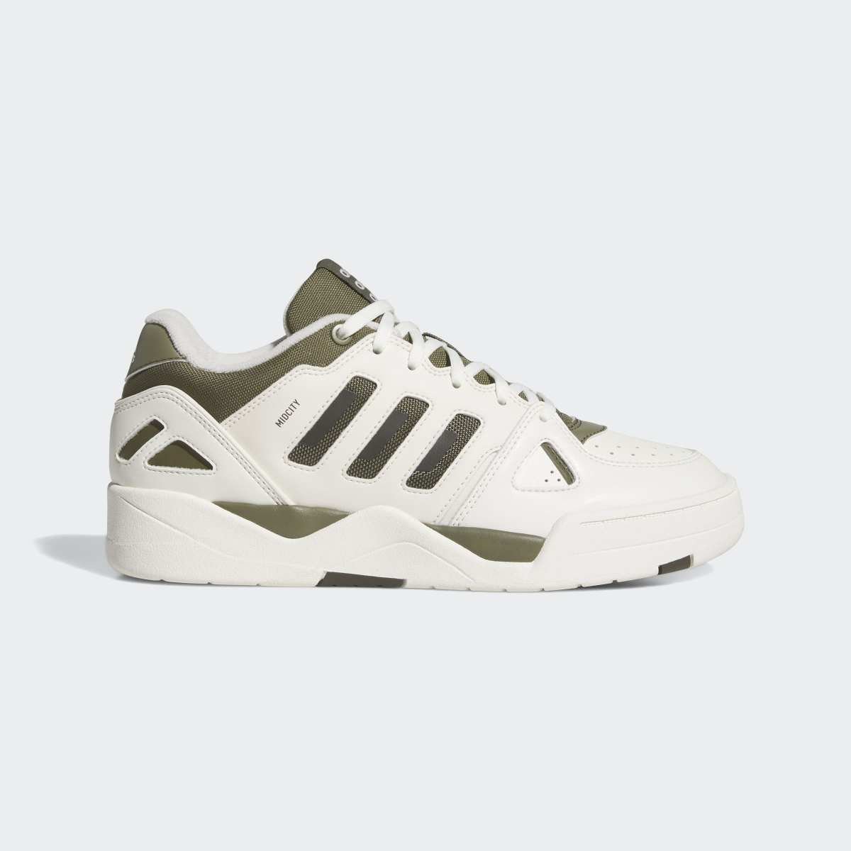 Miniatura Tênis Adidas Midcity Low Masculino Branco+Marrom - 37