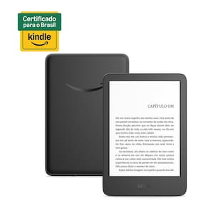 Miniatura E-Reader Kindle 11ª Geração Amazon com 16GB, Luz integrada e Wi-Fi - Preto