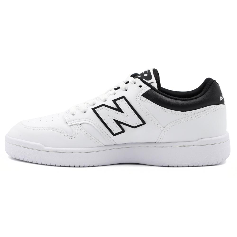 Miniatura Tênis New Balance 480 Low Masculino BRANCO/PRETO - 34