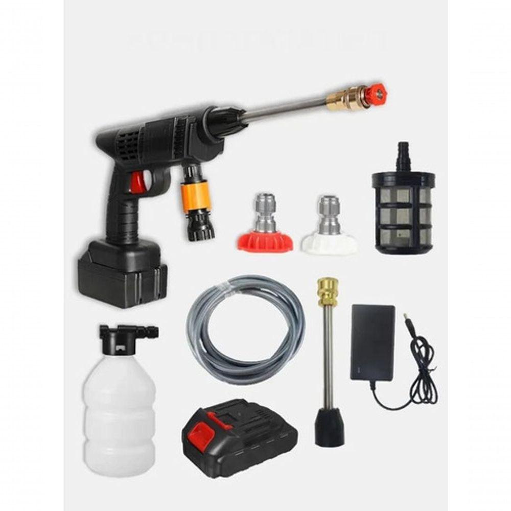 Miniatura Lavadora De Alta Pressão Pistola Lava Jato Recarregável