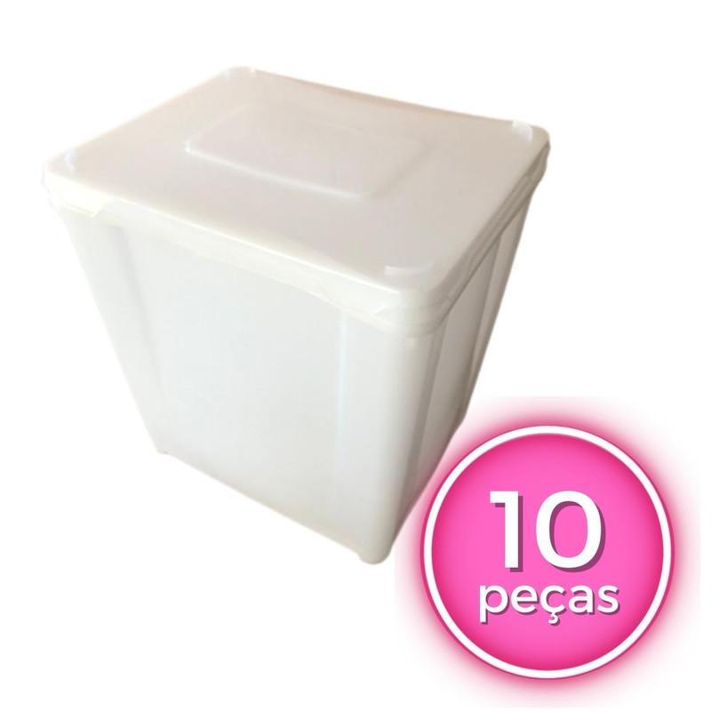 Miniatura Pote Expositor De Sorvete 10L - Kit 05 Peças