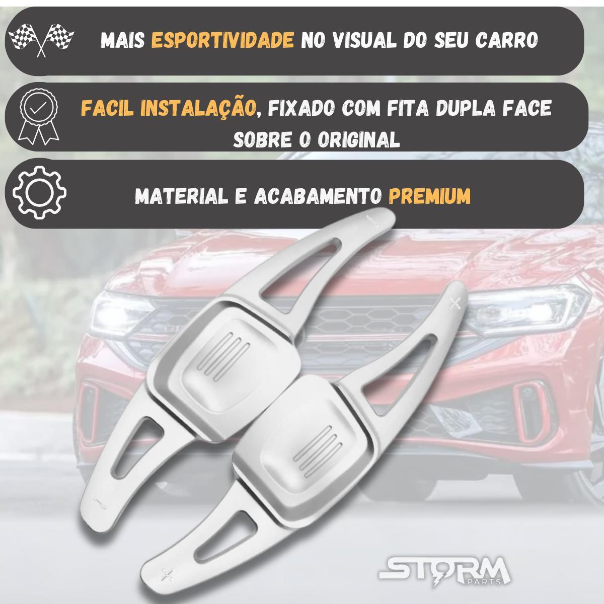 Miniatura Extensor Borboleta Volante Prata Golf Jetta Polo Virtus