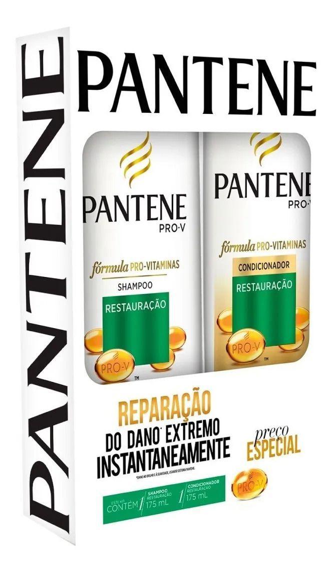 Miniatura Kit Pantene Restauração Shampoo 175Ml + Condicionador 175Ml