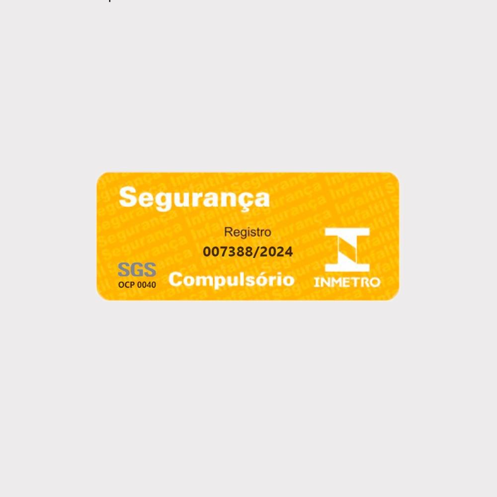 Berço Americano em MDF Grade Fixa Zen Branco