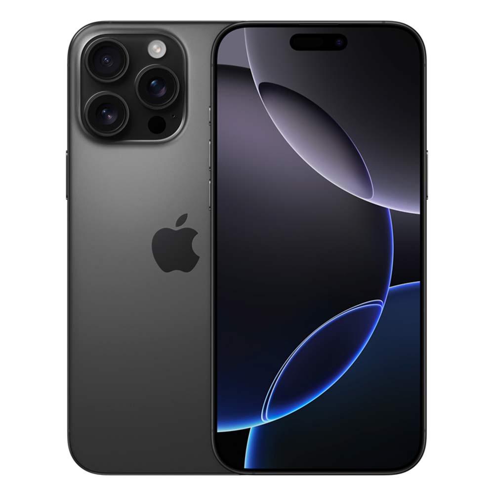Miniatura iPhone 16 Pro Max Apple (256GB) Titânio Preto, Tela de 6,9", 5G e Câmera de 48MP Bivolt