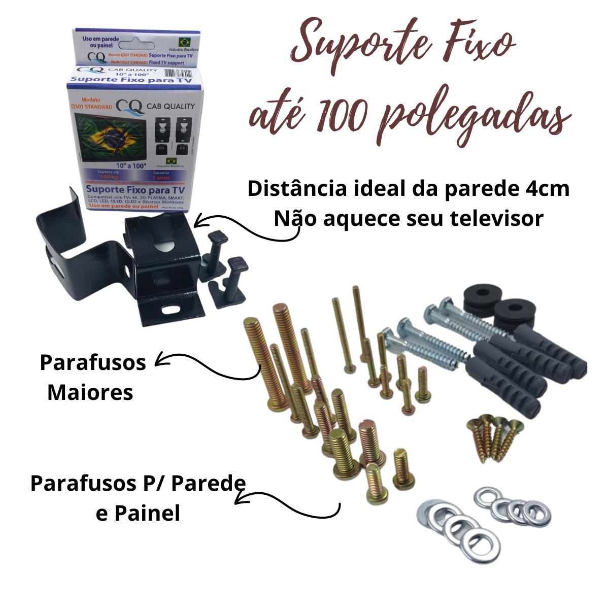 Miniatura Suporte Tv 50 Polegadas Fixo