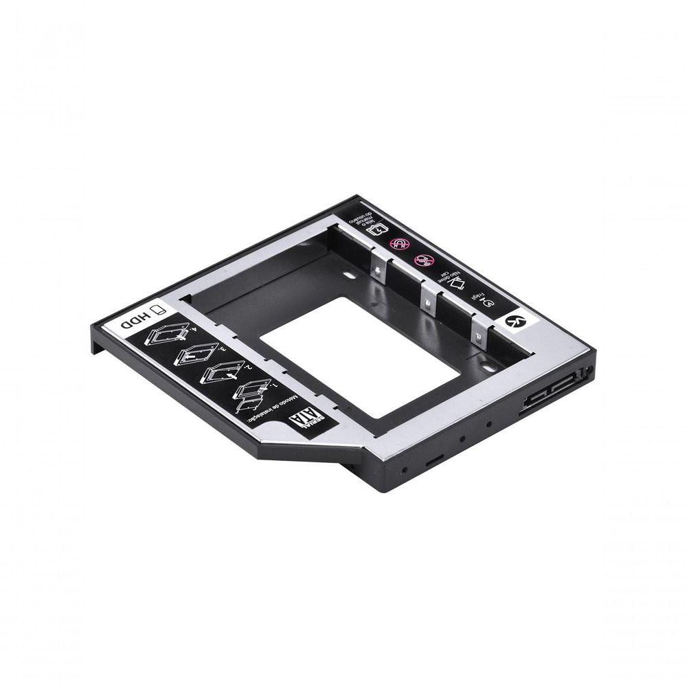Adaptador Caddy Para Hd Ou Ssd Gaveta Dvd Notebook Sata 12.7mm Ac-127