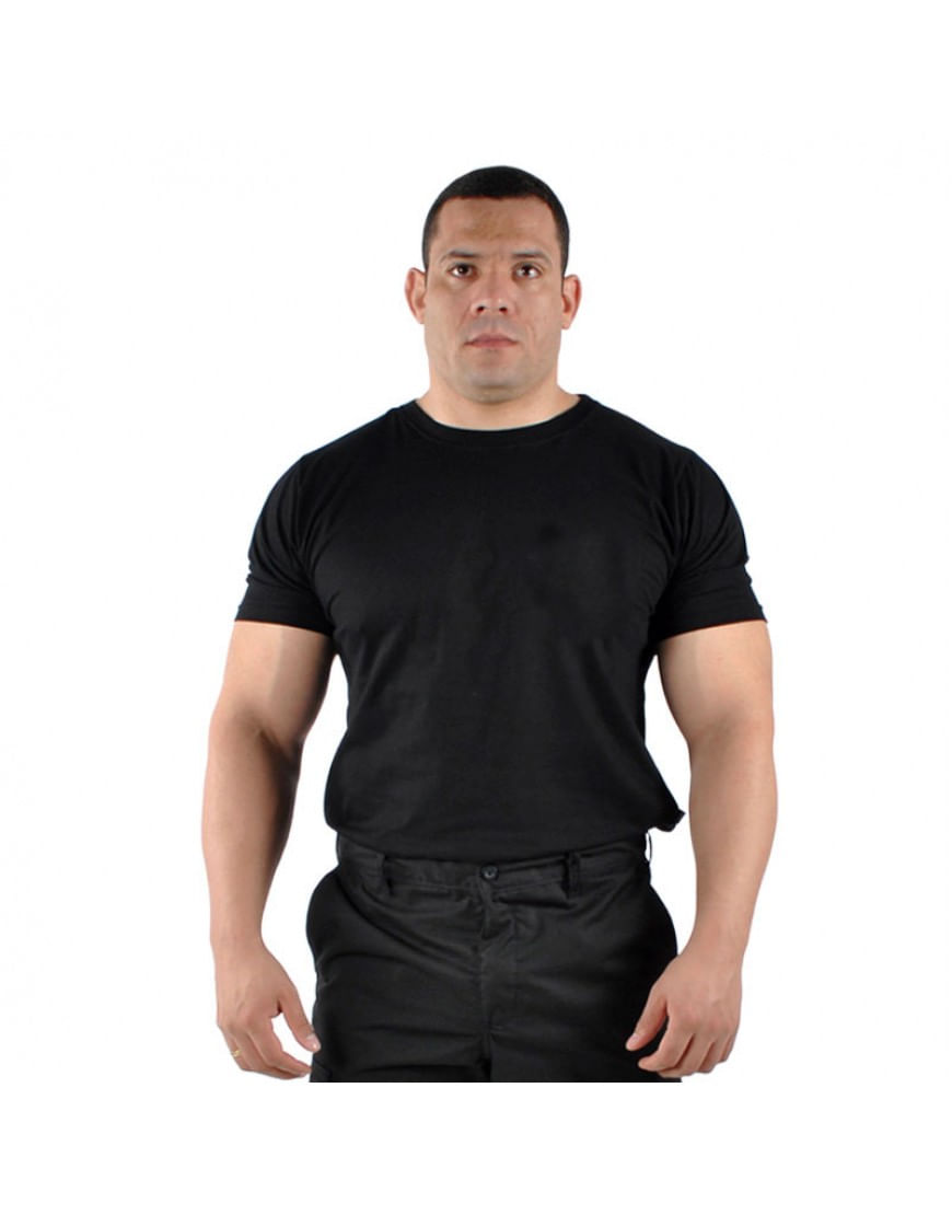 Miniatura Camiseta Preta Lisa