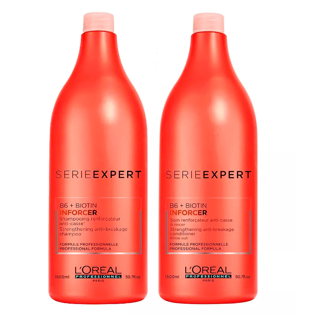 Miniatura L'Oréal Professionnel Anti-quebra Inforcer Kit - Shampoo 1,5L + Condicionador 1,5L Kit