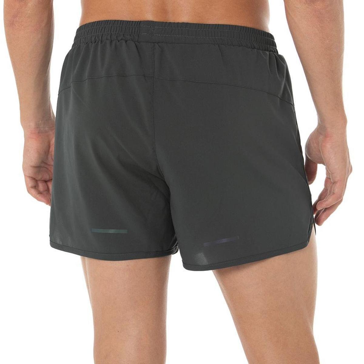 Miniatura Shorts Mizuno High 3 Masculino Cinza - G