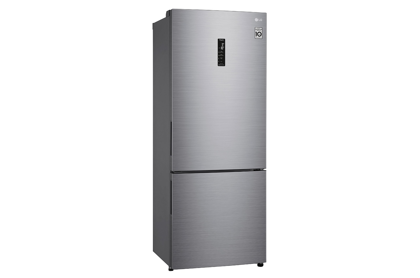 Geladeira Smart LG Frost Free Inverter 451L Inverse cor Inox Look (GC-B569NLL)