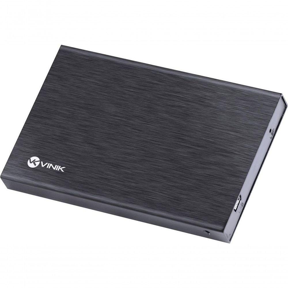 Miniatura Case Externo Para Ssd 2.5" Alumínio Usb 2.0 - Vinik Chda-100