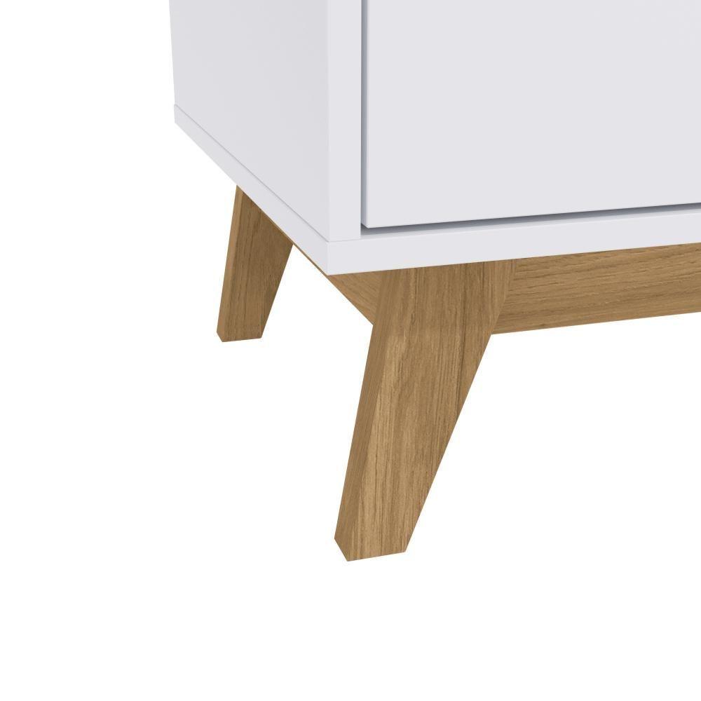 Aparador Kappesberg 2 Portas 2 Gavetas Branco/Itapuã