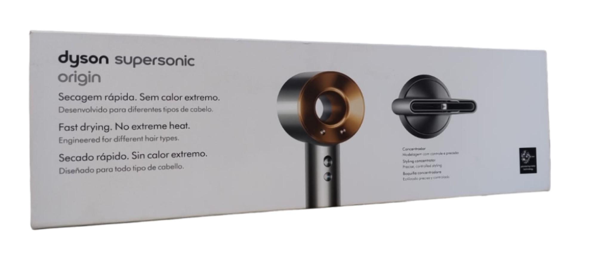 Miniatura Dyson Supersonic Origin Secador De Cabelo Nickel/Copper 220V