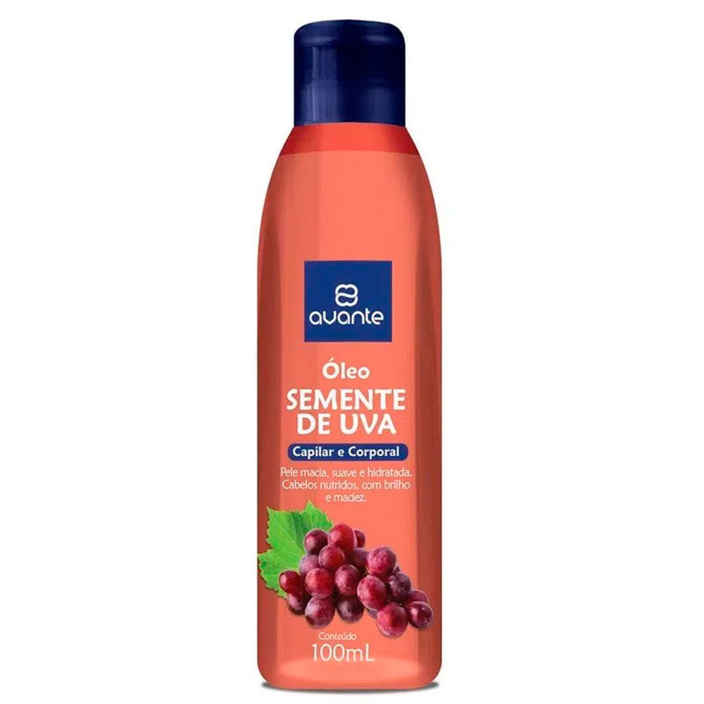 Miniatura Óleo Capilar e Corporal Avante Semente Uva 100ml