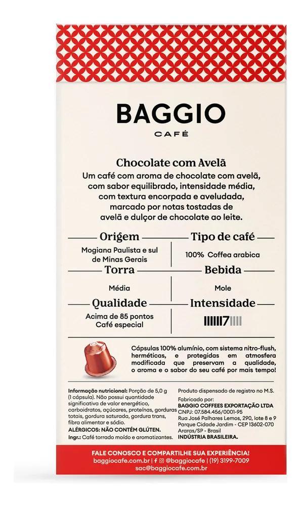 Miniatura Café Baggio Chocolate Avelã Nespresso: Sabor Irresistível