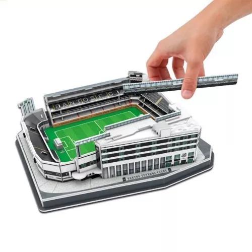 Miniatura Maquete 3d Oficial Estadio Vila Belmiro Santos