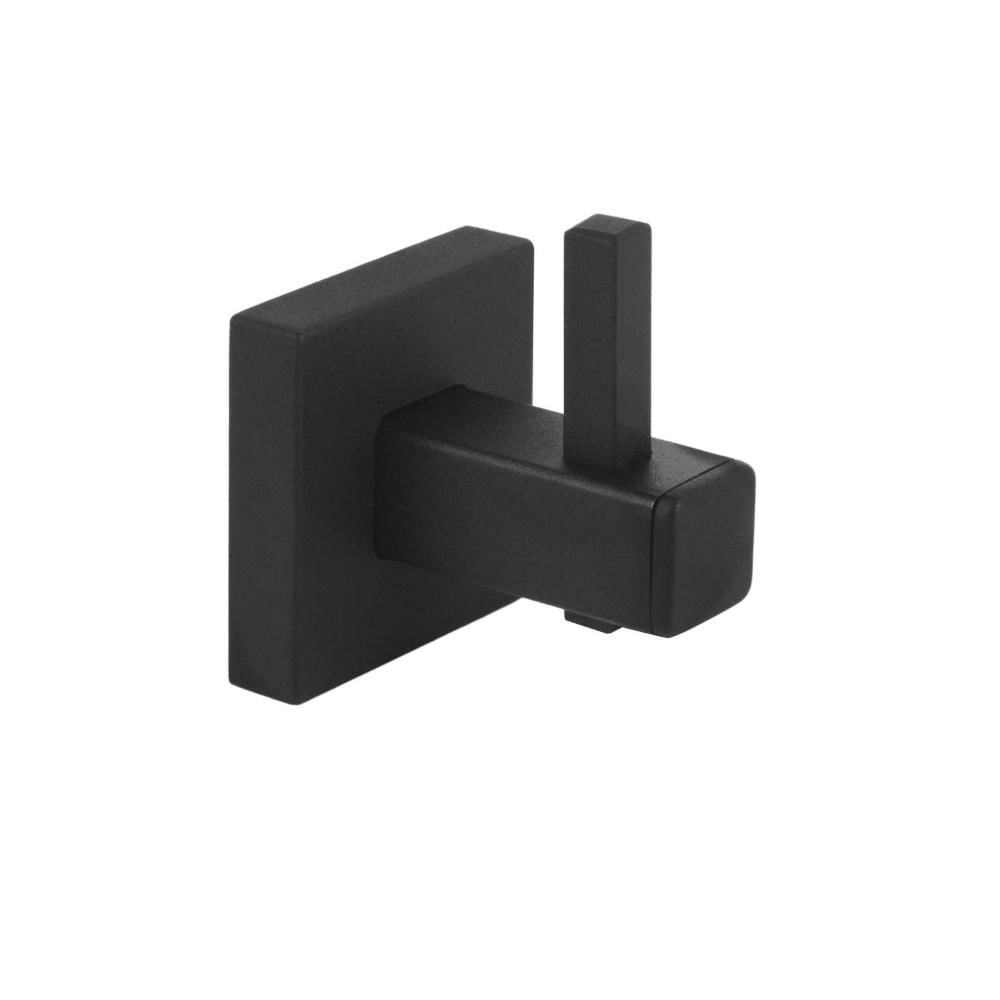 Miniatura Cabide Inox Square SQ12560 Ducon Metais Preto Fosco