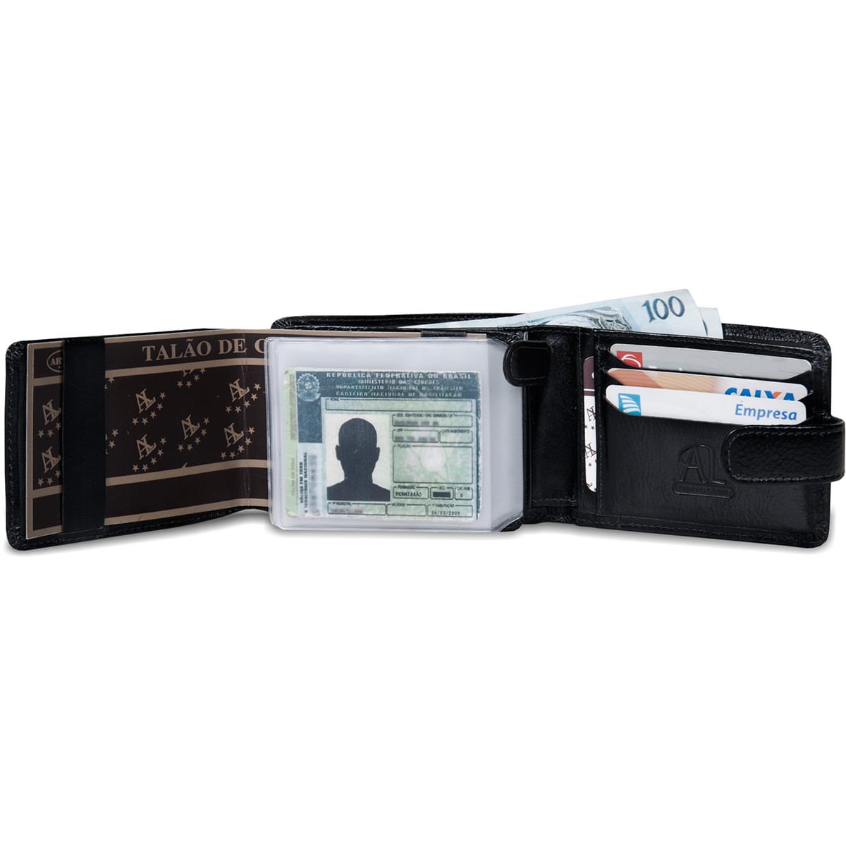 Miniatura Carteira Artlux Executiva Preto