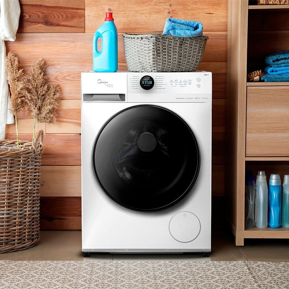 Miniatura Lava e Seca Midea HealthGuard Smart 11Kg 14 Programas MF200D110WB Branco - 110V