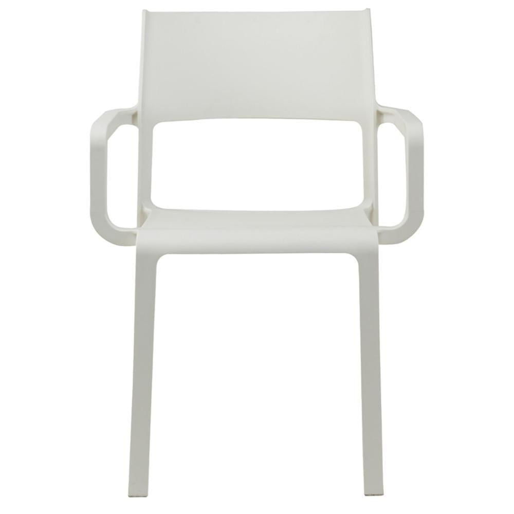 Miniatura Kit 4 Cadeiras Empilhável Inmetro Santorini Fratini Em Polipropileno Cor Nude