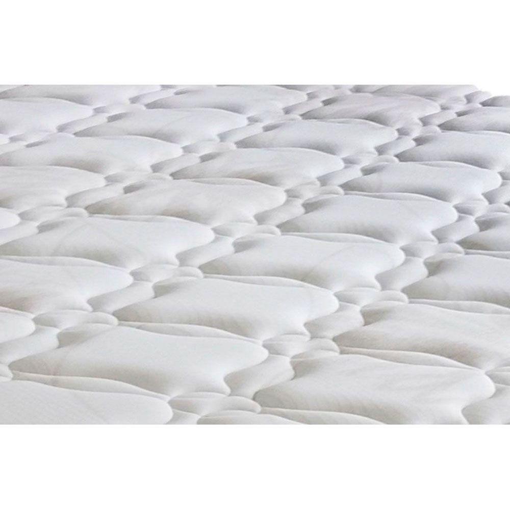 Miniatura Cama Box Baú King: Colchão Molas Castor Bonnel Revolution + Base Crc Suede Clean(193X203)