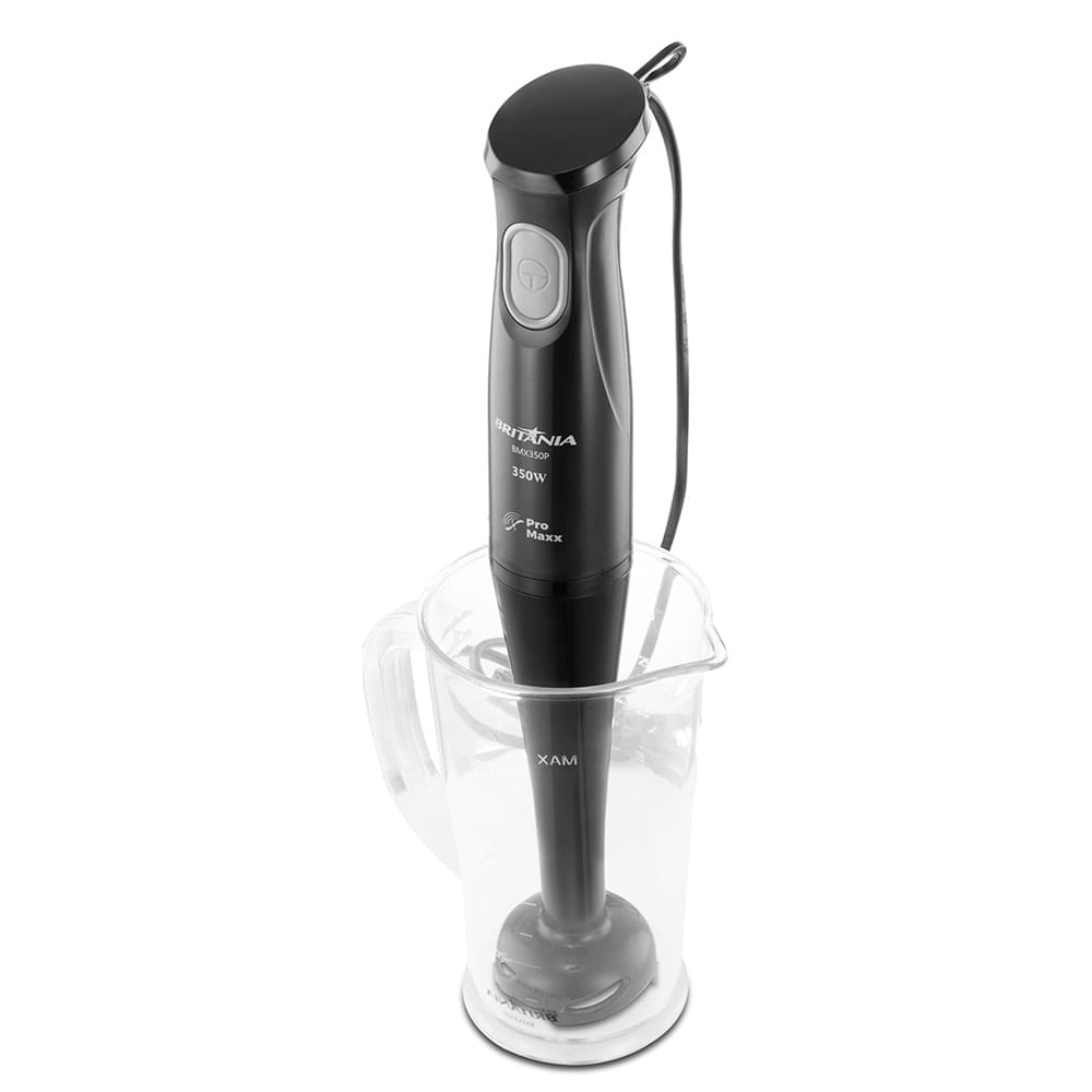 Miniatura Mixer Britânia Preto 350W 220V, Copo de 1,05L