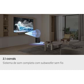 Soundbar Samsung HW-B450F/ZD 300W Bluetooth 2.1 Canais Dolby Audio Titan Black