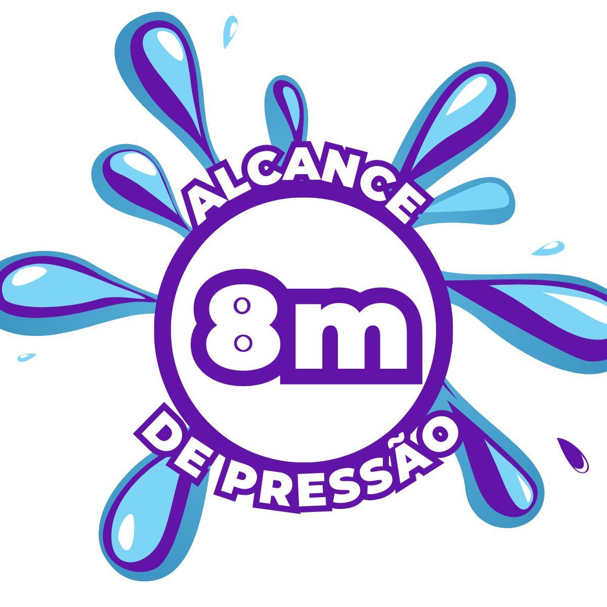 Miniatura Lança Água Infantil Lançador De Brinquedo Piscina Azul Forte