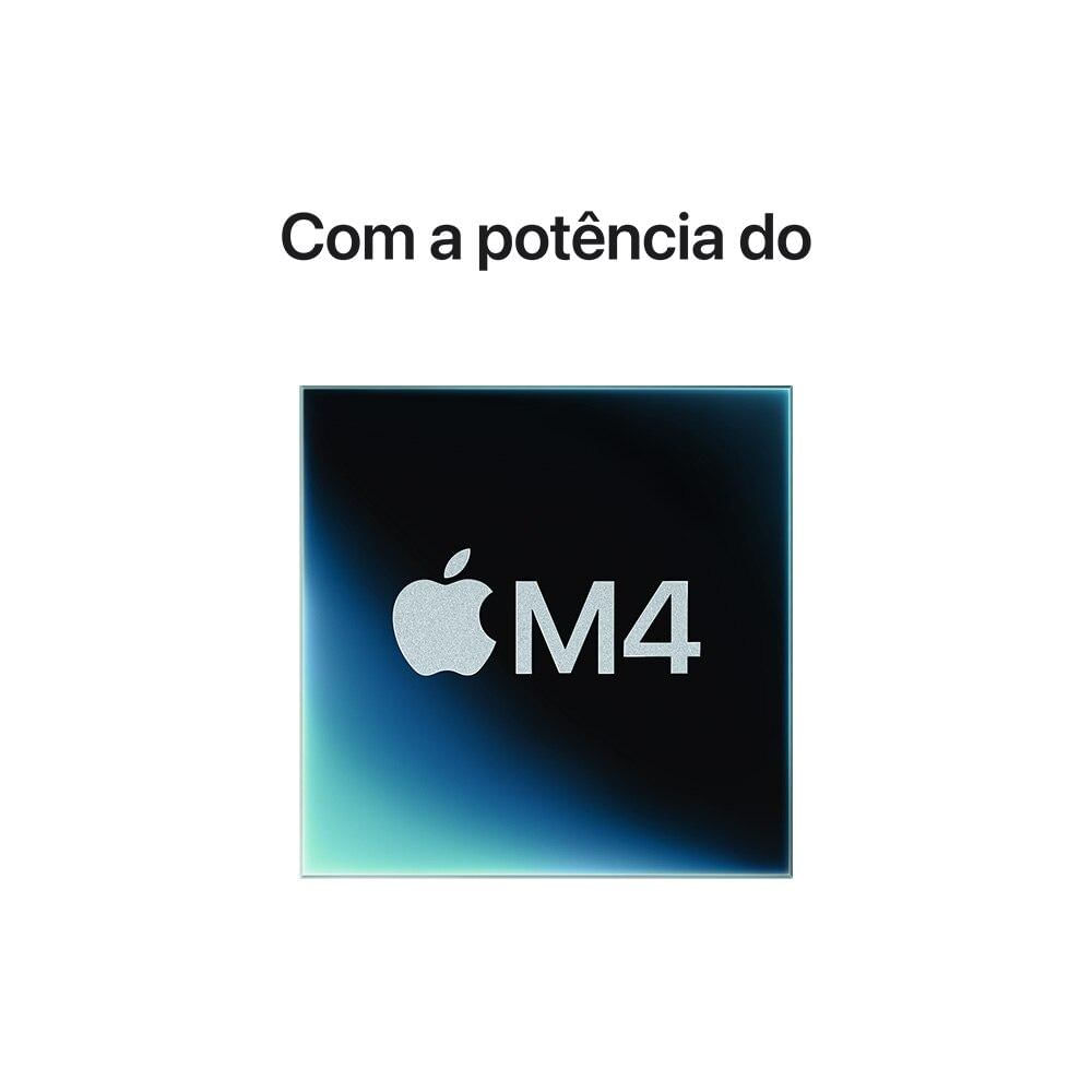 Miniatura Mac mini (Chip M4 da Apple com CPU de 10 núcleos e GPU de 10 núcleos, de 512 GB SSD) - Prateado