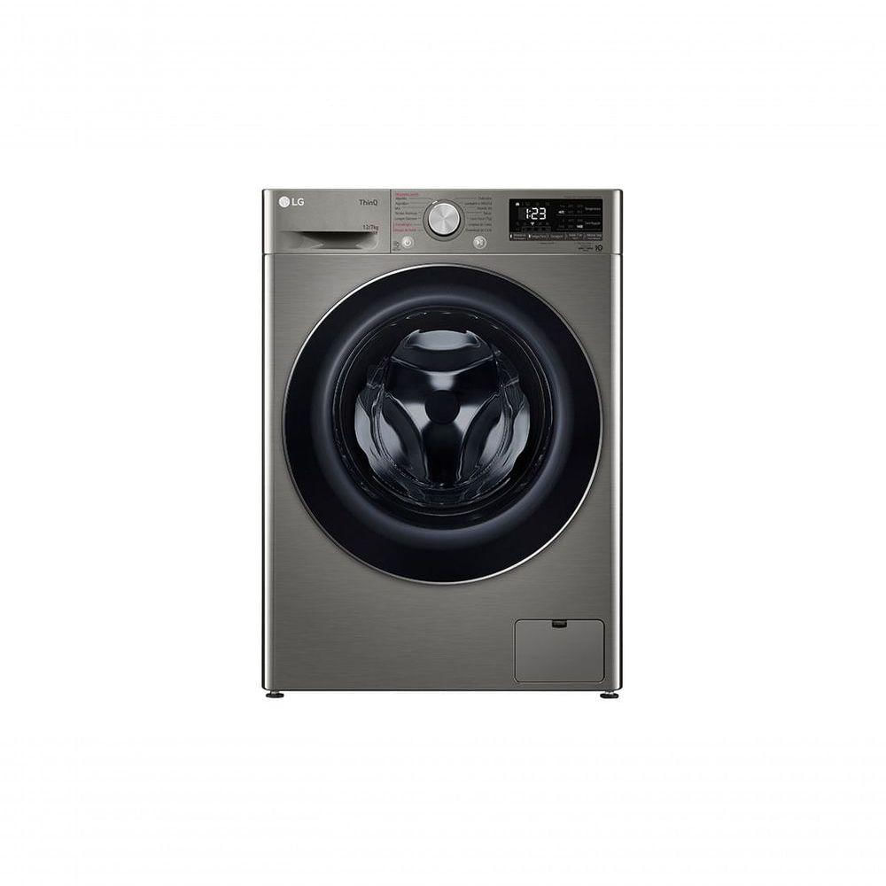 Miniatura Lava e Seca Smart LG VC4 12kg Inox Look com Inteligência Artificial AIDD CV5012PC4 110V